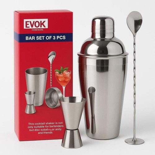 Cocktail shaker set pcs - shaker, 3