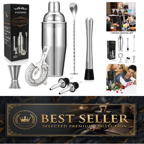 Cocktail shakers set pieces - set,7,