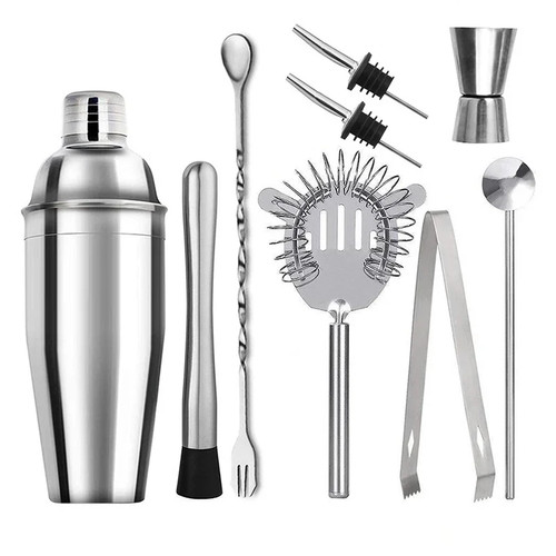 9pcs stainless steel - stainless,