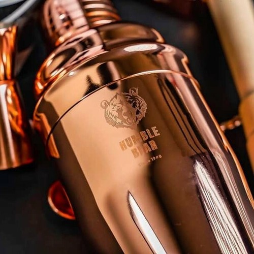Copper cocktail shaker piece - shaker,
