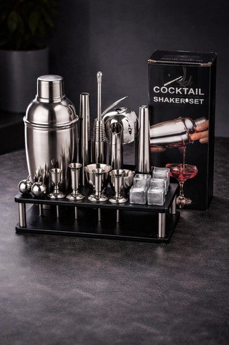 Cocktail shaker set piece - shaker, 26-piece